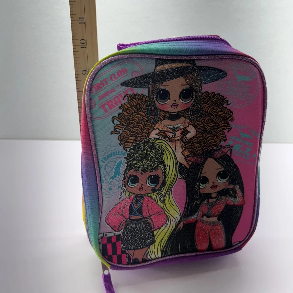 LOL Surprise‎ OMG Dolls Rainbow Lunch Bag Box New with Tags Girls Kids